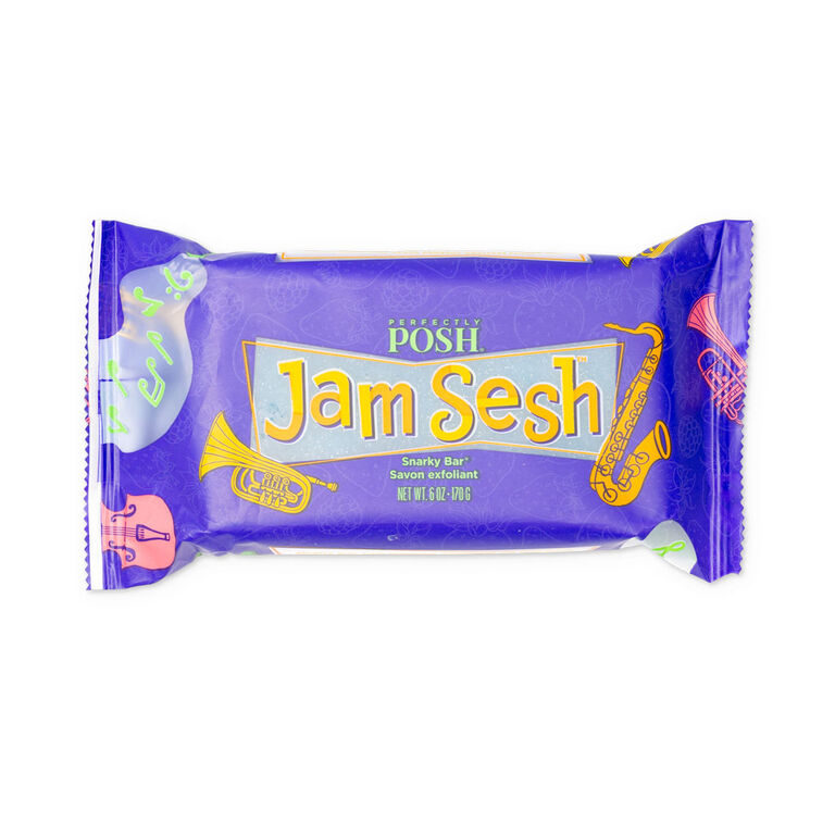 Authentic Lime in the Coconut & Jam Sesh exfoliating snarky bars Perfectly Posh